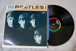 Meet The Beatles Mono Capitol Record Vinyl Lp Album