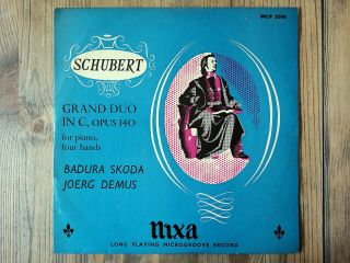 Nixa Wlp5093 - Schubert - Grand Duo - Joerg Demus - Paul Badura - Skoda - Nm