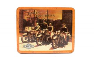1999 Harley Davidson Hd Tin Lunch Box - Vintage Collectable