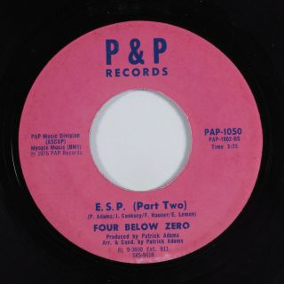70s Disco Soul 45 FOUR BELOW ZERO E.  S.  P.  P&P HEAR 2