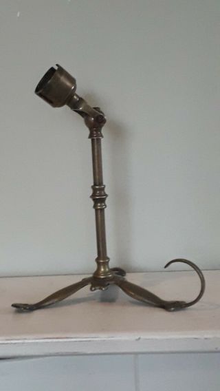 Antique Pullman Carriage Table Lamp / Brass Pullman Coach Lamp - 24cm Tall Lamp
