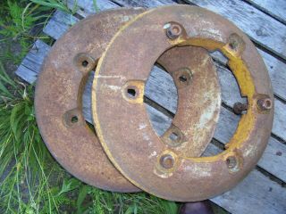 Vintage Ford 3400 Tractor - Rear Wheel Weights