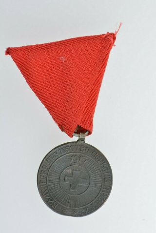 Ww1 Bulgaria Red Cross Medal 1915 Awarded To Germans Served On East Front