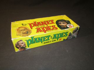 Vintage 1969 Topps Planet Of The Apes Display Box For Wax Trading Cards