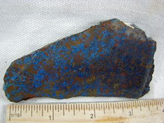 Shattuckite From Africa Slab For Cabbing And Polishing