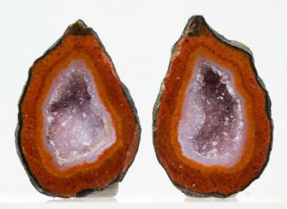 Geode Pair Crystal Cluster Tabasco Mexico Tobasco Great Wire Wrapping Jewelry