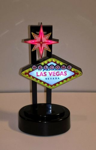 Welcome To Fabulous Las Vegas Lighted Sign (6 " Tall Flashing) Battery Operated