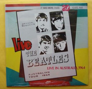 Live The Beatles Live In Australia,  1964 Italy 2 - Lp Set Bulldog Bglp - 156