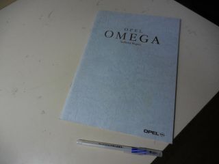 Opel Omega Sedan Wagon Japanese Brochure 1999/10 Xf250/250w Xf300/300w X25 X30