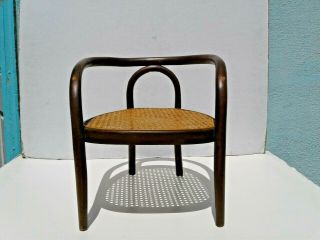Rare Antique Vintage Childs Or Doll Bentwood Wood Chair By Thonet