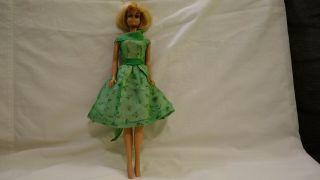 Vintage 1958 Barbie Doll American Girl Blonde Bubble Cut Made In Japan
