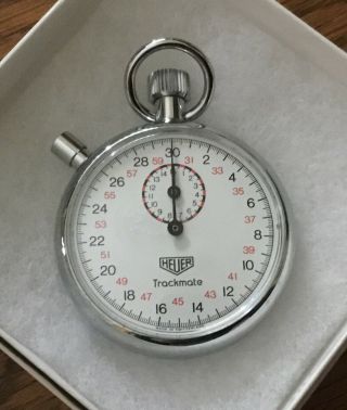 Vintage Heuer Swiss Trackmate 593 Chronograph Stopwatch