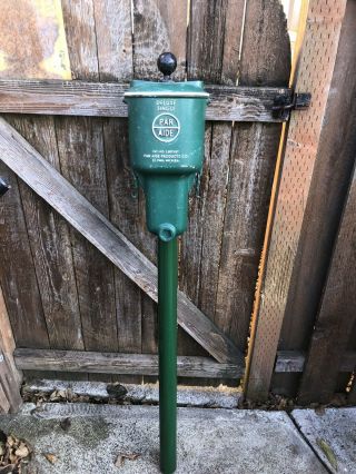 Vintage Golf Course Deluxe Par Aide Golf Ball Washer With Mounting Pole