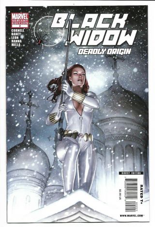Black Widow Deadly Origin 2 / Adi Granov 1:10 Secret White Suit Variant Cover