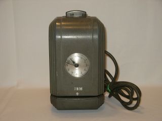 Vintage Ibm Model 780 Time Clock Stamp Machine -