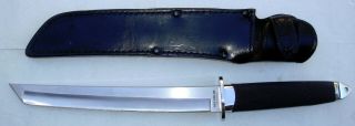 Vintage Cold Steel Magnum Tanto 9 Inch Fixed Blade Knife With Sheath,  Japan