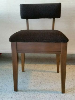 Vintage Sewing Machine Chair Stool With Storage - Danish/mcm Design