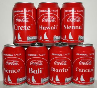Coca Cola Coke Cans Holland; Share An Ice Cold Coca Cola In. ,  7 Different