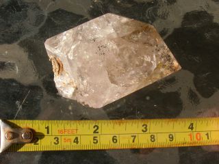 large double terminated Herkimer Diamond quartz crystal specimen 3