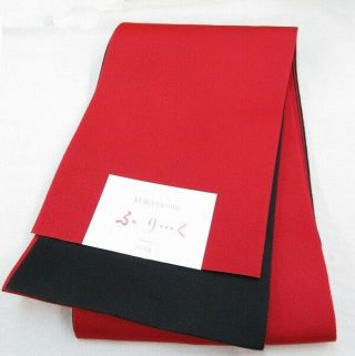 Obi For Yukata Japanese Summer Kimono Red,  Black