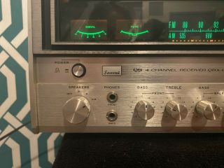 Sansui QRX - 6001 Quadraphonic Receiver - vintage 4 - channel with lights 3
