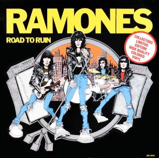 Ramones Road To Ruin Sire Records Colored Vinyl Record Lp