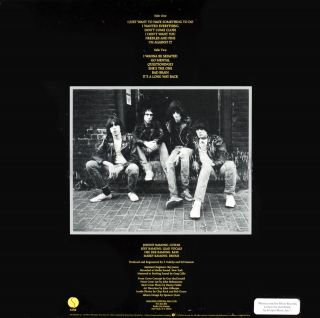 RAMONES Road To Ruin SIRE RECORDS COLORED VINYL Record LP 2