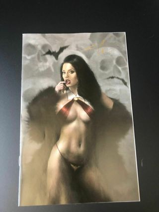 Vampirella 1 Carla Cohen Midtown Comics Virgin Variant Signed At Sdcc Le 500