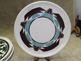 Rapid City South Dakota Sioux Pottery Native American 9 3/4 " Plate Ramona