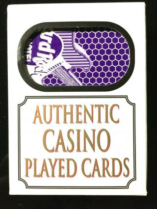 Authentic Las Vegas Nevada The Hard Rock Hotel Casino Playing Cards Deck Poker