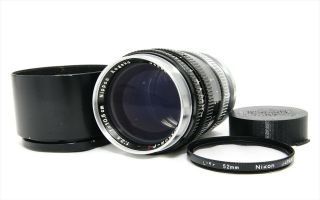 Nikon Nikkor P.  C 10.  5cm 105mm F/2.  5 Prime Vintage Lens S Mount From Japan Vg -