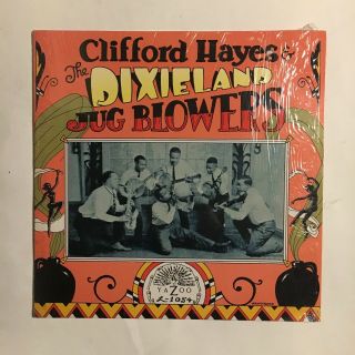 Clifford Hayes & Dixieland Jug Blowers Yazoo Lp 1976 In Shrink