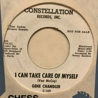Northern Soul 45 Gene Chandler I Can Take Care Of Myself Constellation Listen