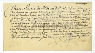 17th Century France - Circa 1600s - Manuscript Vellum Document - 300,  Years Old