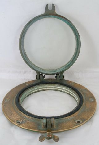 Antique bronze porthole,  Wilcox Crittenden WC 6 Porthole 1960 ' s 3