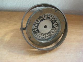 Vintage Nautical Compass / Parts - Repair - Salvage
