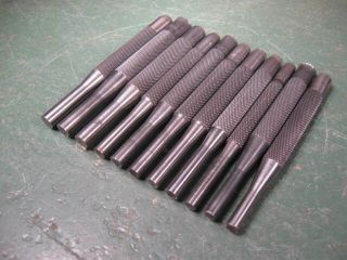 Old Machining Tools Machinist Fine Pin Punches Group Starrett General