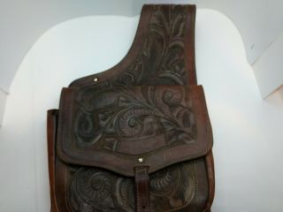 S Garcia Vintage Leather Saddle Bags
