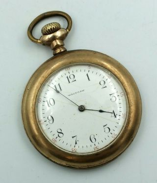 American Waltham Co.  Pocket Watch Vintage 15 - Jewels Windsor Case Parts