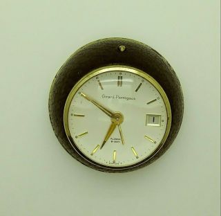 Vintage Girard Perregaux 8 - Day Alarm Clock Swiss Made