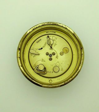 Vintage Girard Perregaux 8 - Day Alarm Clock Swiss Made 3