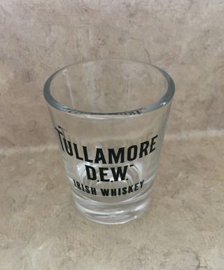 Tullamore Dew Irish Whiskey Clear Shot Glass