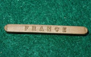 Wwi Us Army France Victory Medal Device Bar Clasp