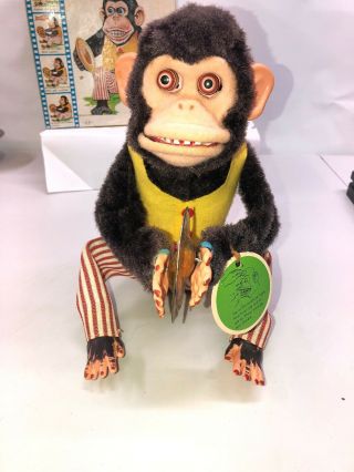 Vintage Daishin Musical Jolly Chimp Toy Story 3 Cymbal Monkey w/Tag & Box 3