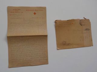 Wwi Letter 1919 St.  Jean Valley France Aef Army 59th Pioneers Infantry Ww I Ww1