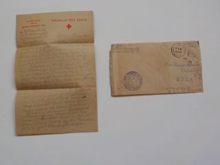 Wwi Letter 1919 Influenza 59th Pioneers Infantry Dekalb Junction York Ww1