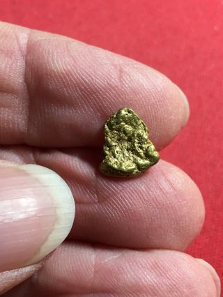 Natural Gold Nugget Specimen Bullion Placer So.  Oregon Rogue River 1.  61 Grams K2