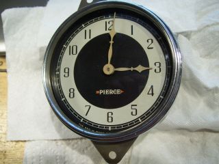 1933 - 1934 Vintage Pierce Arrow Electric Dash Clock In Good