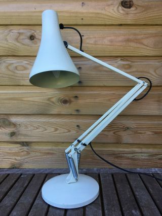 Vintage Industrial Herbert Terry 90 Anglepoise Lamp Machinist Factory Light 70s