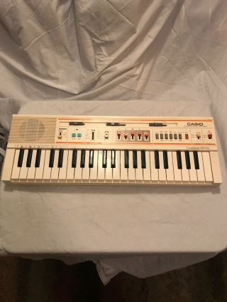 Casio Casiotone Mt - 52 Vintage Keyboard Synth Synthesizer 1980s Needs Work